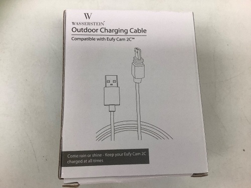 Outdoor Charging Cable for Eufy Cam 2C, Appears New, Sold as is - Lot 359