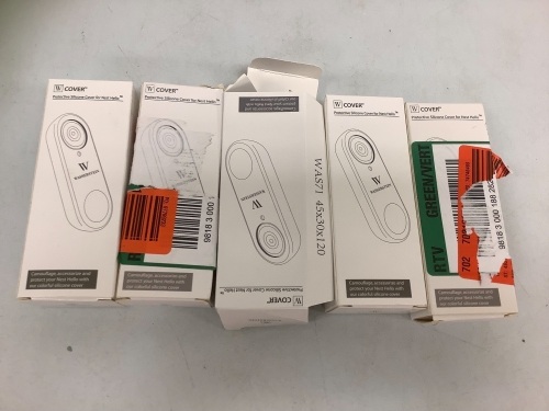 Lot of (5) Silicone Covers For Nest Hello, Appears New, Sold as is - Lot 373