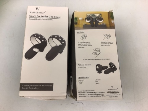 Lot of (2) Touch Controller Grip Cover for Oculus Quest 2, Appears New, Sold as is - Lot 380