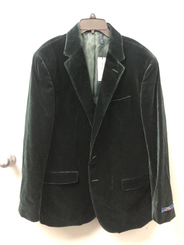 Ralph Lauren Mens Velvet Blazer 46L, Appears New, Sold as is - Lot 44