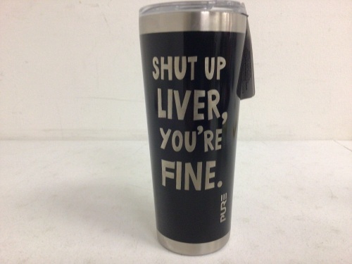 Pure 22oz Tumbler, E-Commerce Return, Missing Slider on Lid, Sold as is - Lot 112