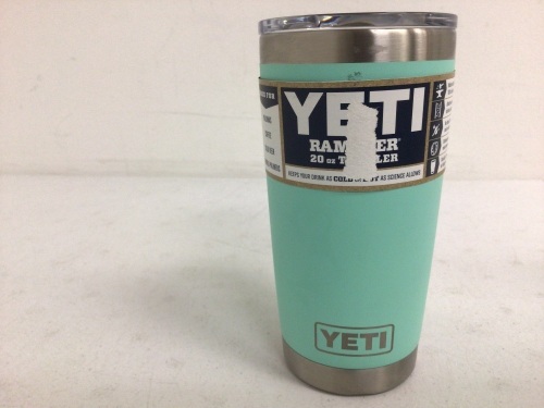 Yeti 20oz. Tumbler, E-Commerce Return, Missing Slider on Lid, Sold as is - Lot 114