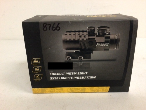 Firebolt Prism Sight 3x32, E-Commerce Return, Sold as is - Lot 115
