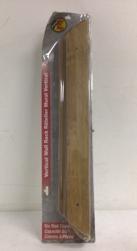 Vertical Wall Rod Rack, E-Commerce Return, Sold as is - Lot 119
