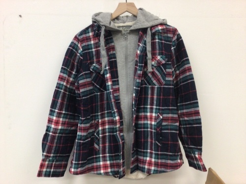 Natural Reflections Ladies Flannel Jacket, L, Appears New, Sold as is - Lot 530