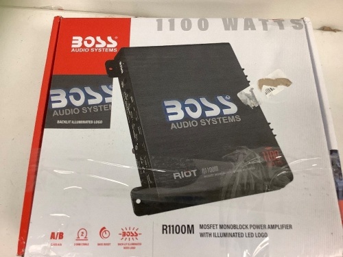 Boss Audio Systems Power Amp, Untested, E-Commerce Return, Sold as is - Lot 86