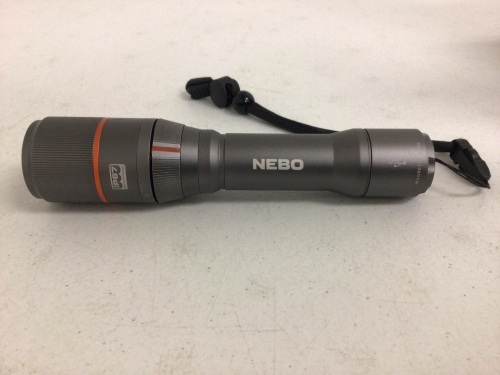 Nebo 1500 Lumen Rechargeable Flashlight, Works, E-Commerce Return, Sold as is - Lot 134