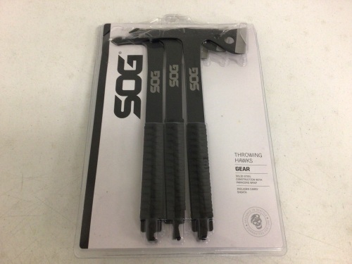 SOG Throwing Hawks, Appears New, Sold as is - Lot 438