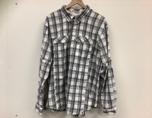 Columbia Plaid Button Up, XL, E-Comm Return w/ Small Stain - Lot 285