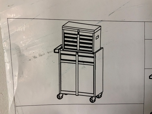 Tool Cabinet, E-Comm Return, Missing Handle - Lot 314