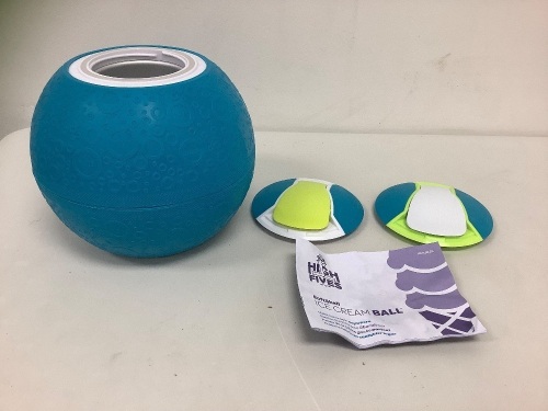 High Fives Softshell Ice Cream Ball, E-Comm Return - Lot 310