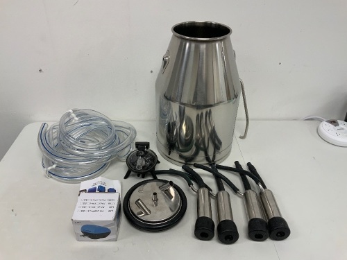 Automatic Electric Portable Milk 25L Vacuum Pulsation, E-Comm Return, Untested - Lot 19