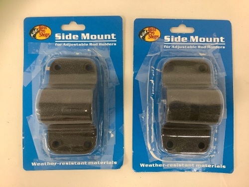 Lot of (2) Side Mount for Adjustable Rod Holders, E-Comm Return - Lot 320