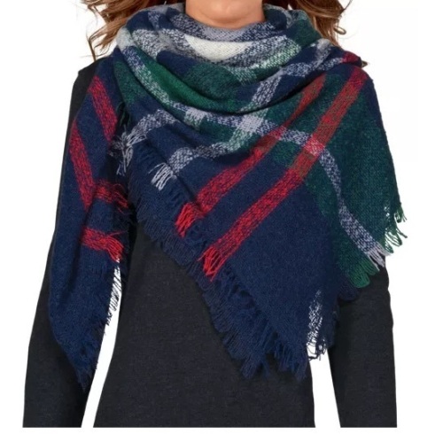 Quagga Blanket Wrap for Ladies (Pattern May Vary from Picture), E-Commerce Return, Sold as is - Lot 810