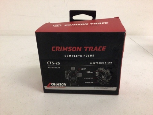 Crimson Trace Electronic Red Dot Sight, E-Commerce Return, Sold as is - Lot 821