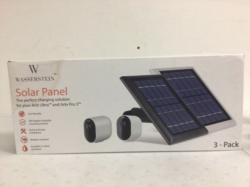 3 Pack Solar Panel for Arlo Ultra/Pro 3, Appears New, Sold as is - Lot 737