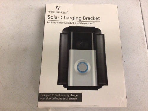 Solar Charging Bracket for Ring Video Doorbell 2nd Gen, Appears New, Sold as is - Lot 759