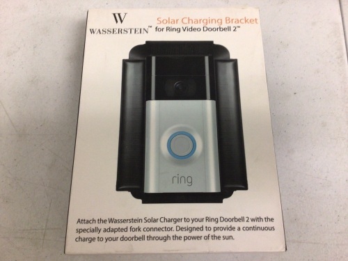 Solar Charging Bracket for Ring Video Doorbell 2, Appears New, Sold as is - Lot 760
