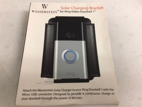 Solar Charging Bracket for Ring Video Doorbell 1, Appears new, Sold as is - Lot 762