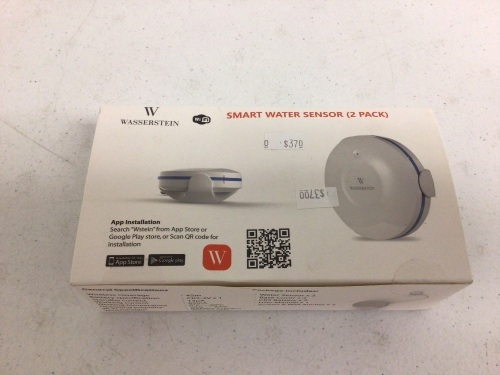 Smart Water Sensor 2 Pack, Appears New, Sold as is - Lot 726