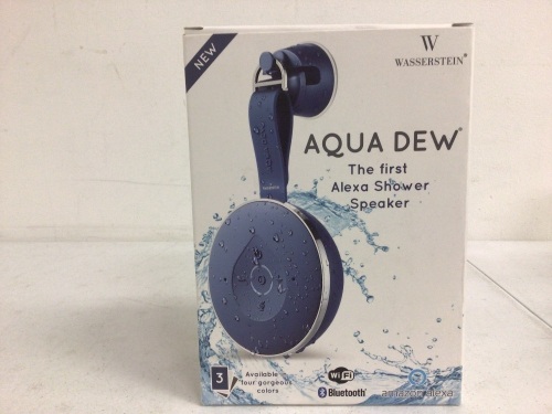 Aqua Dew Alexa Shower Speaker, Appears new, Sold as is - Lot 747