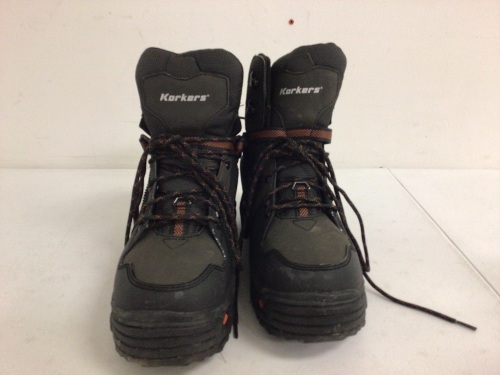 Korkers Studded Wading Boots for Men, 12, E-Commerce Return, Sold as is - Lot 757