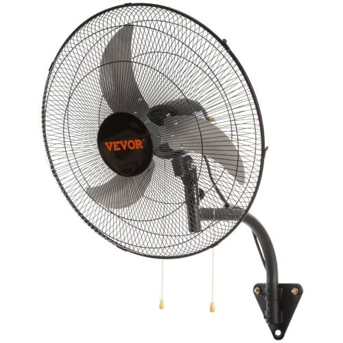 VEVOR 20 Inch, 3-speed High Velocity Max. 4650 CFM Oscillating Industrial Wall Fan - Lot 240