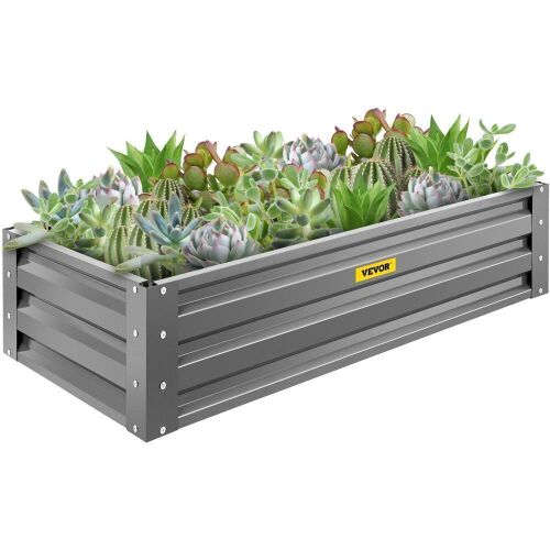 VEVOR Galvanized Raised Garden Bed, 48" x 24" x 10" - Lot 270