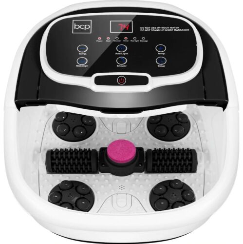 Automatic Heated Shiatsu Massage Foot Bath Spa w/ Pumice Stone  - Lot 307