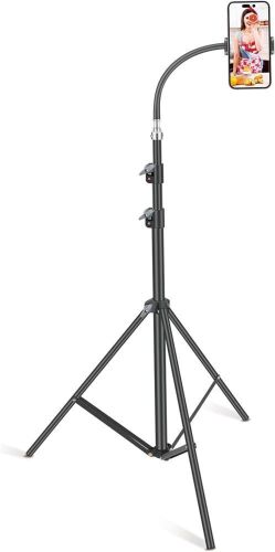 HAITENT Phone Floor Tripod Stand with Clamp - Lot 326