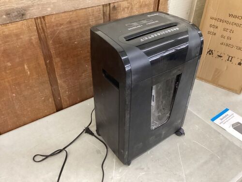 Woolsche Cross Cut Paper Shredder - Broken Wheel  - Lot 353