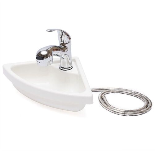 Triangle Wash Basin with Faucet - Lot 622
