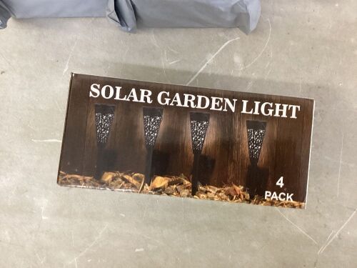 Lot of (5) Solar Garden Lights, 4 Pack  - Lot 624