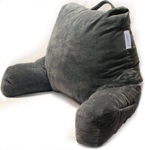 ComfortSpa Back Rest Reading Pillow with Arms, Pockets and Washable Cover - Lot 667