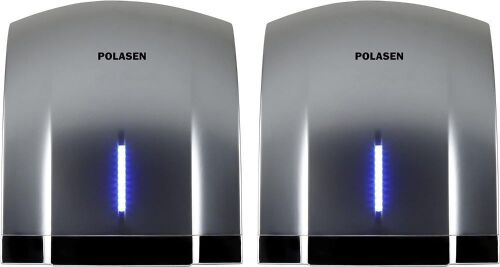 POLASEN 110V Automatic Compact High Speed Hand Dryer, Set of 2  - Lot 49
