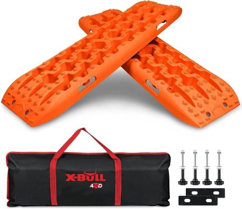 X-BULL Recovery Traction Tracks Sand Mud Snow Track Tire Ladder 4WD  - Lot 380