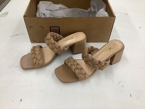 Braided Peep Toe Heels, Size 9  - Lot 389