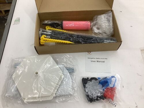 Balloon Arch Kit with Base, White  - Lot 421