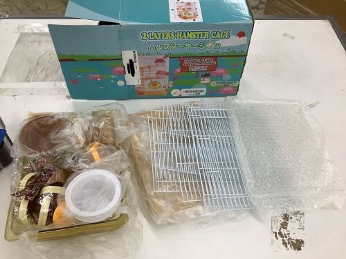 Small 2 Layer Hamster Cage  - Lot 437