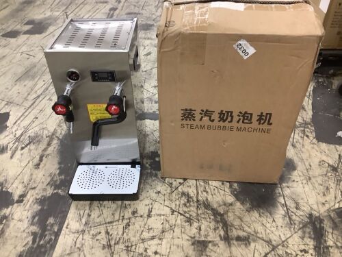 DNYSYSJ 2500W Commercial Automatic Milk Frother Steam Boiling Water Machine  - Lot 460