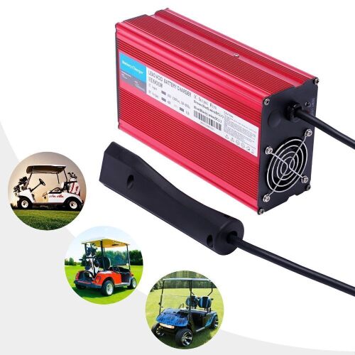 48V 15A For EZGO Golf Cart Battery Charger Smart Charger 3 Pin Triangle Plug - Lot 467