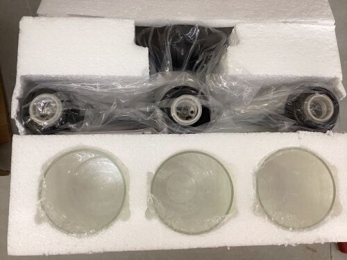 3 Light Vanity Light Fixture  - Lot 398