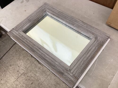 YOSHOOT Hand Made Wooden Wall Mirror  - Lot 407