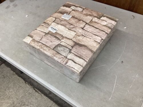 3D Brick Wall Panels, 20 pc - Lot 562