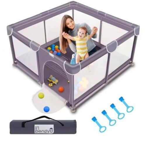 Li'l Pengyu Baby Playpen, 50" x 50"  - Lot 556