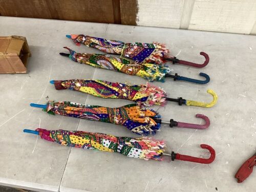 Mycrafts Bohemian Handmade Design Cotton Fashion Parasol Umbrellas, 5 pc  - Lot 551