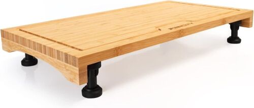 Bamboo Cutting Board Stove Top Cover  - Lot 563