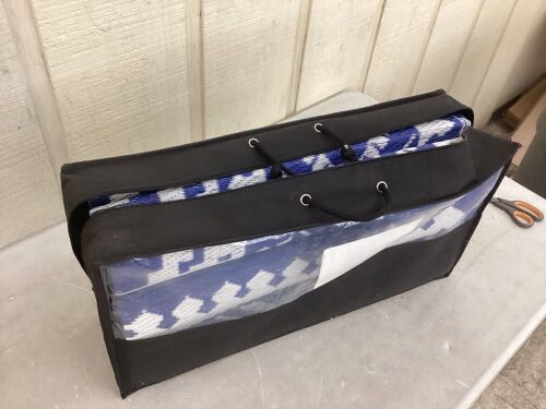 Outdoor Plastic Straw Rug  - Lot 575