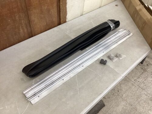 16' Garage Door Bottom Seals with Aluminum Track Retainer Kit  - Lot 521