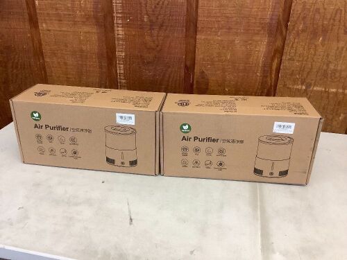 Lot of (2) Dayette Desk HEPA Air Purifier  - Lot 100E